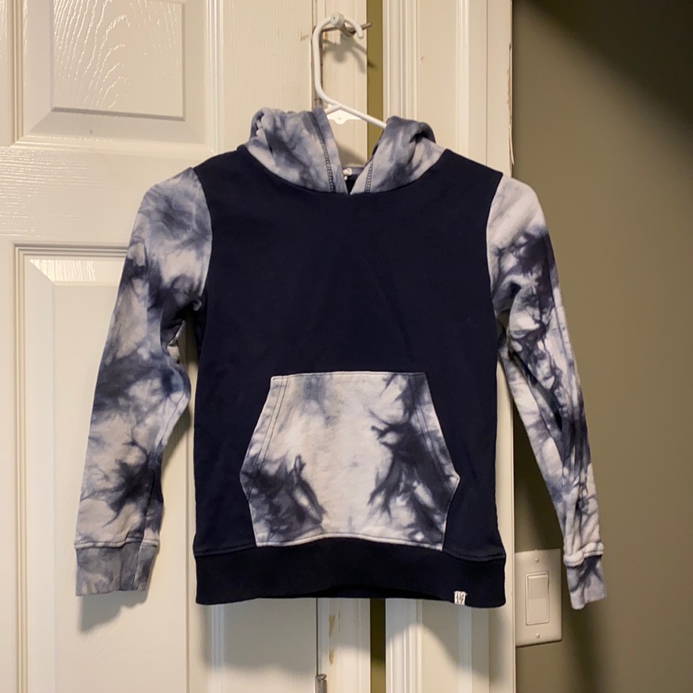 Boys Tie Dyed Hooded Sweatshirt